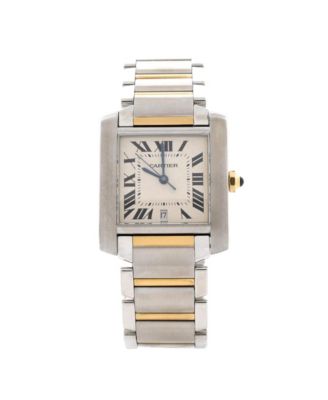 Pre-Owned Cartier - Tank Francaise Automatic Watch in Stainless Steel and Gold 28mm