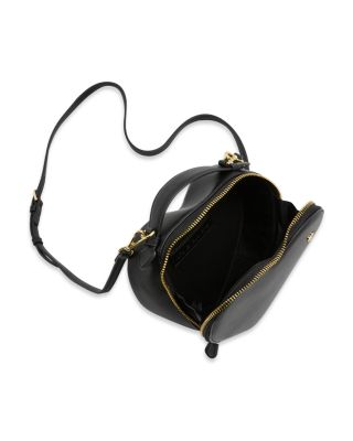 Heart Faux Leather Mini Crossbody Bag