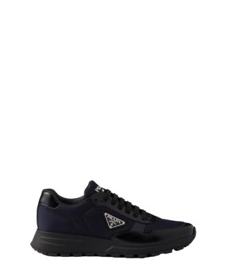 Men's Prax 01 Re-Nylon and Brushed Leather Sneakers