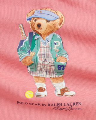Ralph Lauren Polo Girls' Polo Bear Tiered Cotton Jersey Dress - Baby |  Bloomingdale's Kids