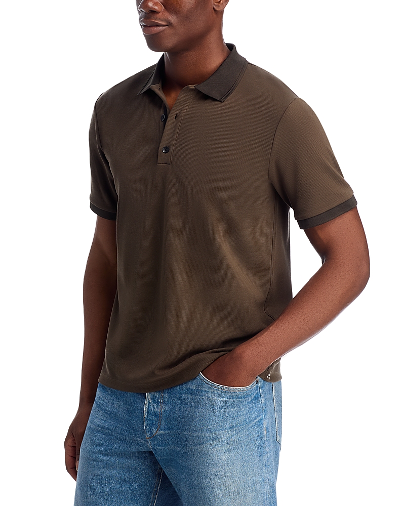 Rag & Bone Tech Pique Short Sleeve Polo Shirt