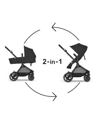 EOS 5-in-1 Travel System Stroller + Lightweight Aton G Swivel Infant Car Seat with SensorSafe