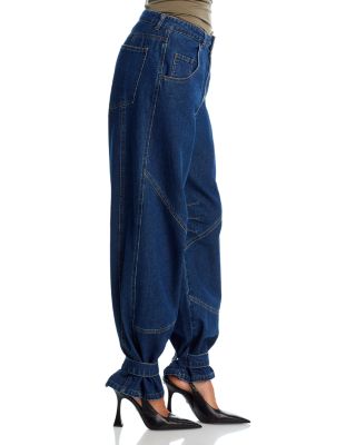 Tre High Rise Jeans in Dark Blue