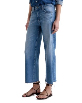 Saige Wide Leg Crop Jeans in Roasartio