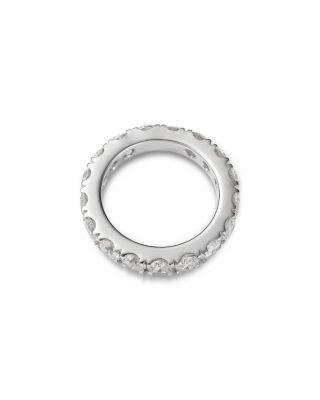 Diamond Certified Eternity Band in 14K White Gold, 5.0 tcw