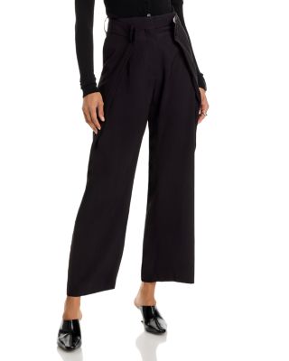 Pleated Wide Leg Pants