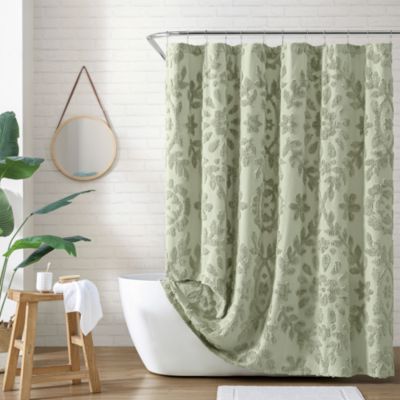 Chenille Laurel Shower Curtain