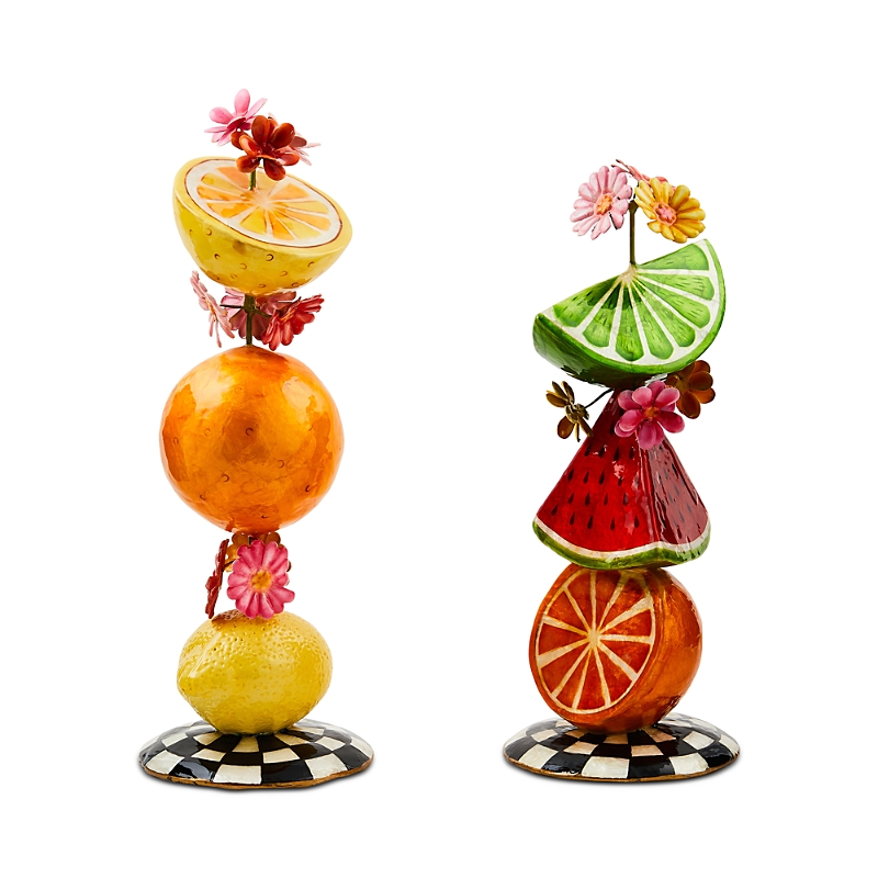 Shop Mackenzie-childs Tutti Frutti Topiaries, Set Of 2