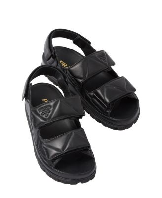 Women's Padded Nappa Leather Sandals