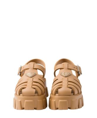  Women's Rubber Monolith Sandals