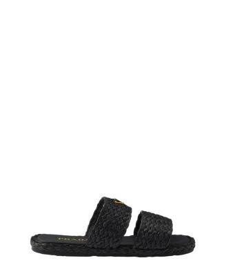  Women's Raffia Slides