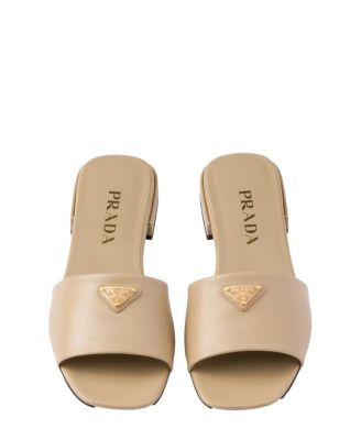 Women's Saffiano Patent Leather Slides
