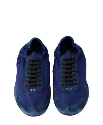 Men's Collapse Re-Nylon and Suede Elasticized Sneakers