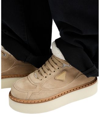 Women's Suede Mid-Top Sneakers