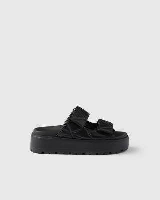  Women's Padded Nappa Leather Slides