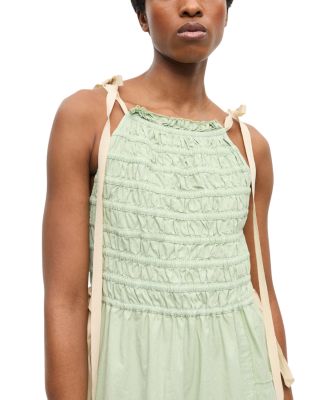 Shoulder Tie Maxi Dress