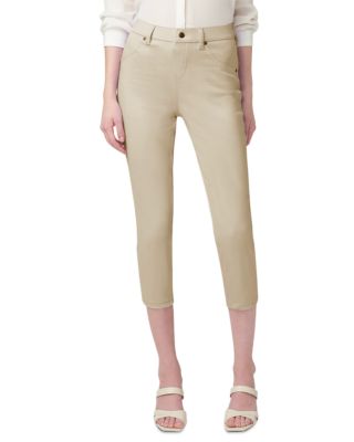 High Rise Ultra Soft Denim Capri Leggings in Medium Wash