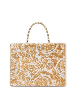 Versace - Barocco Athena Raffia Medium Tote Bag