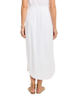 Rumba Linen Dip Skirt
