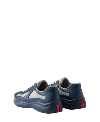 Men's America's Cup Soft Rubber and Bike Fabric Sneakers