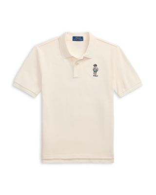 Ralph Lauren - Boys' Polo Bear Cotton Mesh Polo Shirt - Little Kid, Big Kid