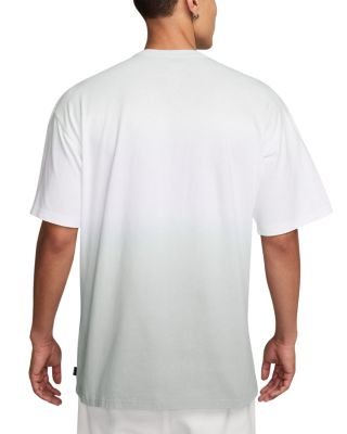Regular Fit Ombr&amp;eacute; Embroidered Logo Tee