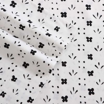 Kukkaketo Cotton Percale Sheet Set