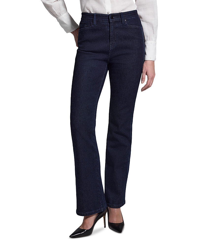 Nic+Zoe Ribbon Trim Breakaway High Rise Bootcut Jeans in Night