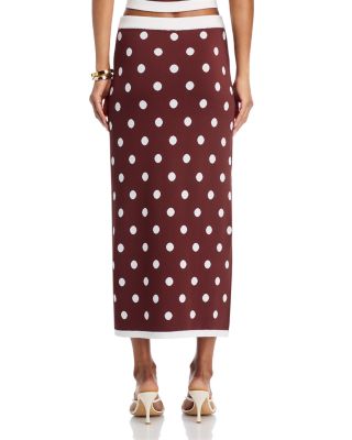 Alice Skirt Cocoa Dot