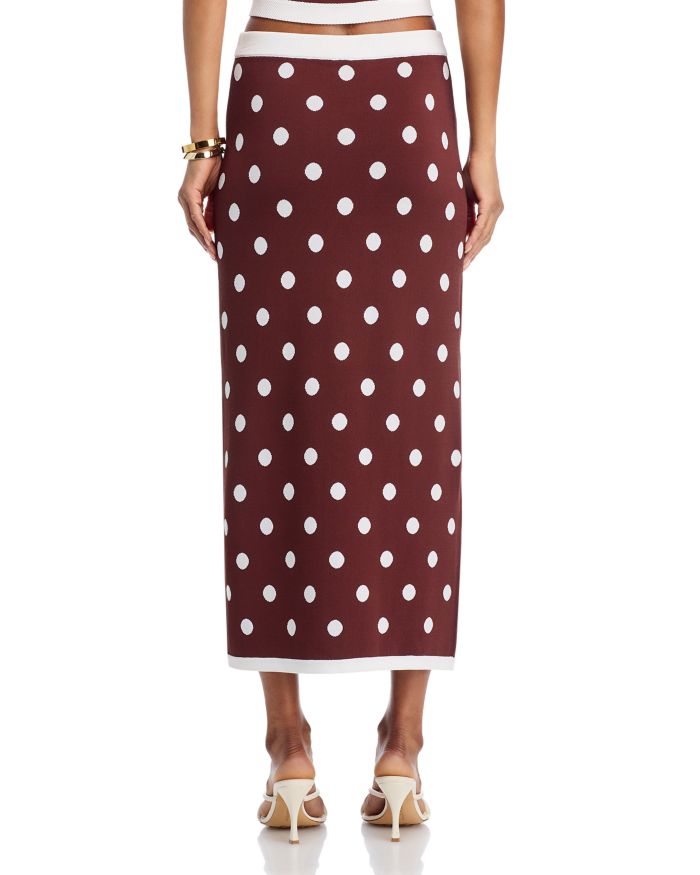 Alice Skirt Cocoa Dot