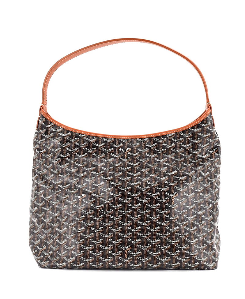 Pre-owned Pre-owned Goyard Goyard Boheme Hobo Coated Canvas