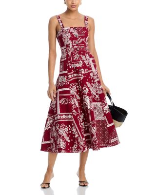 Veena Bandana Military Twill Dress