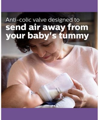 Natural Baby Bottle with Natural Response Nipple, 9oz, 4 pack