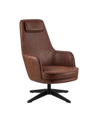 Kava Faux Leather Accent Chair