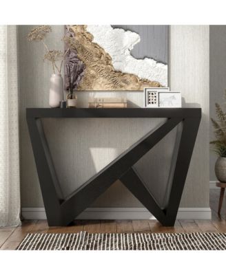 Tara Console Table with Geometric Design