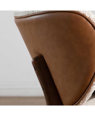 Shaw Boucle Wingback Accent Chair