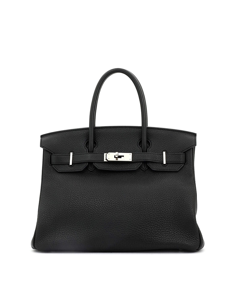 Pre-owned Pre-owned Hermes Hermes Birkin 30 Handbag Black Togo With Palladium Hardware