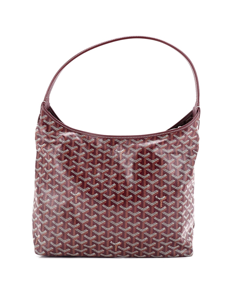 Pre-owned Pre-owned Goyard Goyard Boheme Hobo Coated Canvas