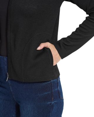 Reversible Cashmere Zip Up Cardigan