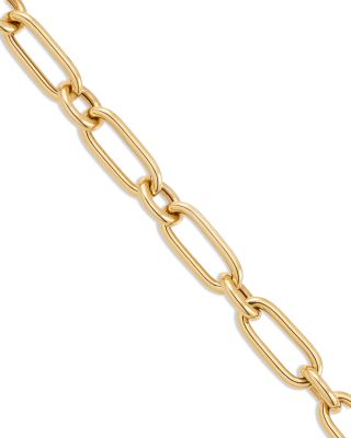 Paperclip Link Chain Necklace in 14K Yellow Gold, 18"