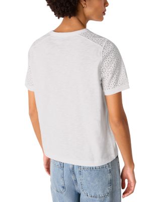 Broderie Sleeve Detail Tee