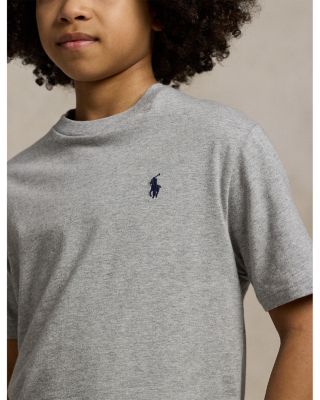Boys' Embroidered Pony Cotton Tee - Big Kid