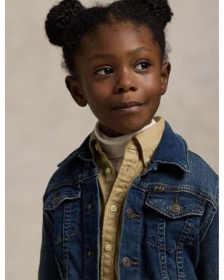 Girls' Denim Trucker Jacket - Little Kid