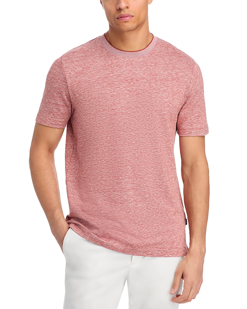 Hugo Boss Tiburt Slub Linen T-shirt