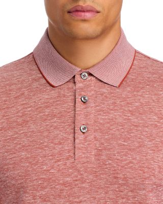 Short Sleeve Heathered Polo Shirt