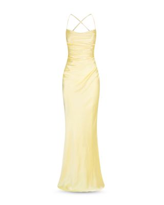 La Lune Lace Up Back Maxi Dress