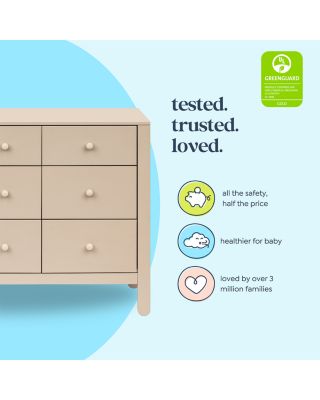 Sprout 6 Drawer Double Dresser