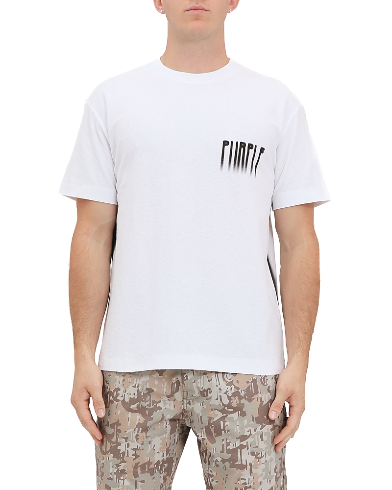 Purple Brand Graphic Logo Tee