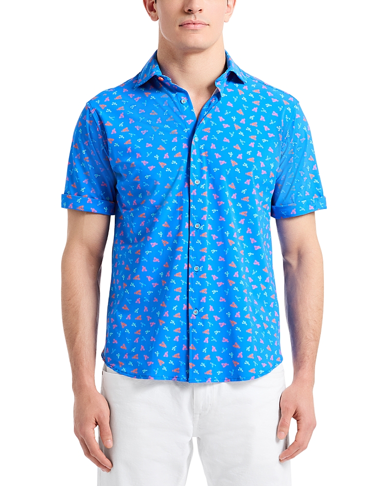 ROBERT GRAHAM LOBSTER ROLL KNIT SHORT SLEEVE SHIRT