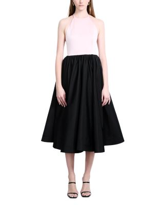 Halter Neck Midi Dress